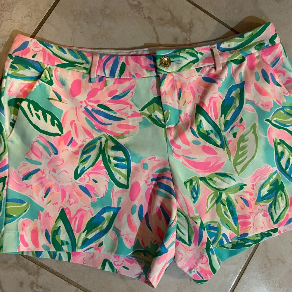 Lilly Pulitzer Callahan Knit Shorts, NWT, Size 14